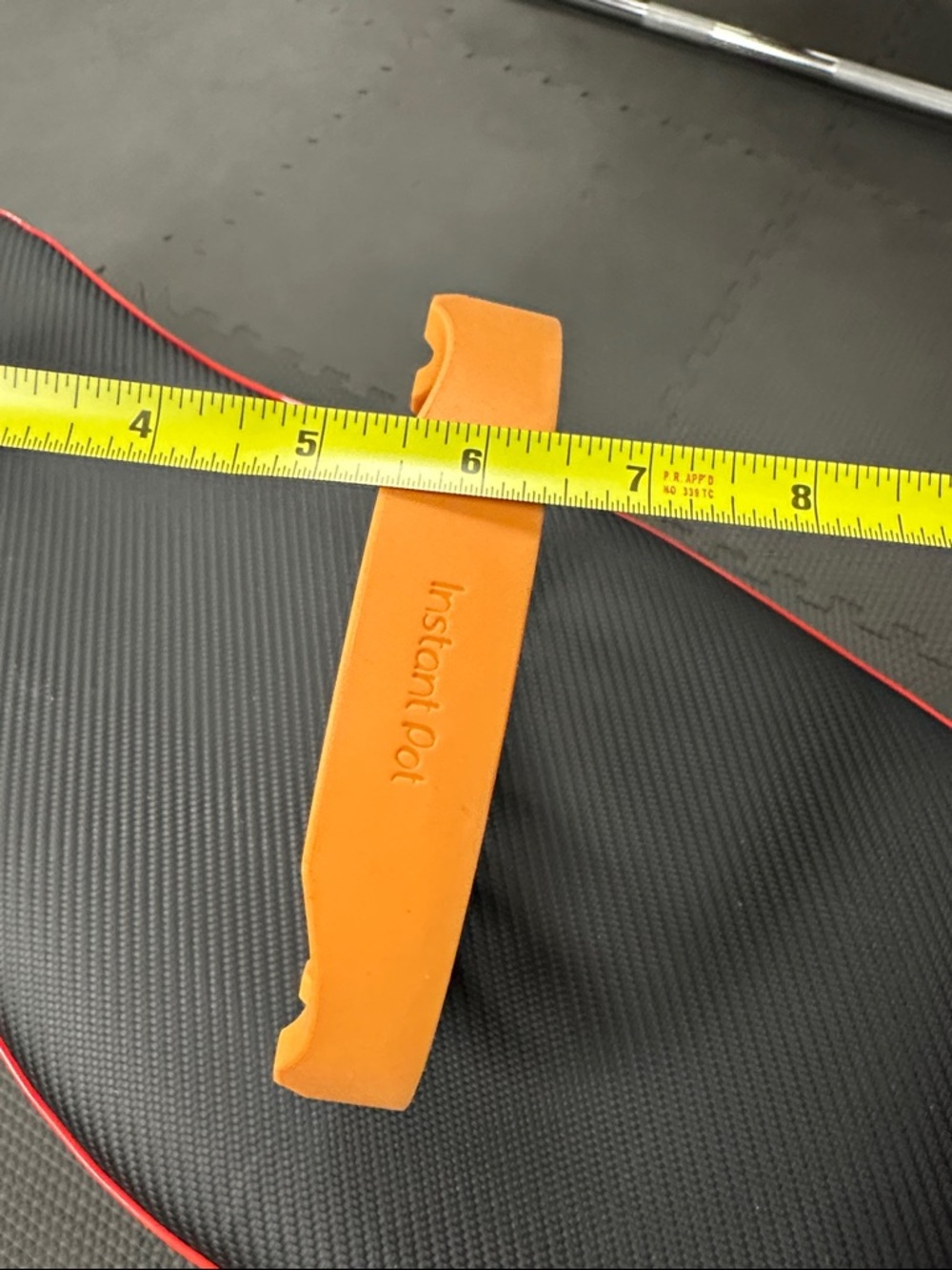 Round Orange Instant Pot Roasting Rack - Picture 4 of 4